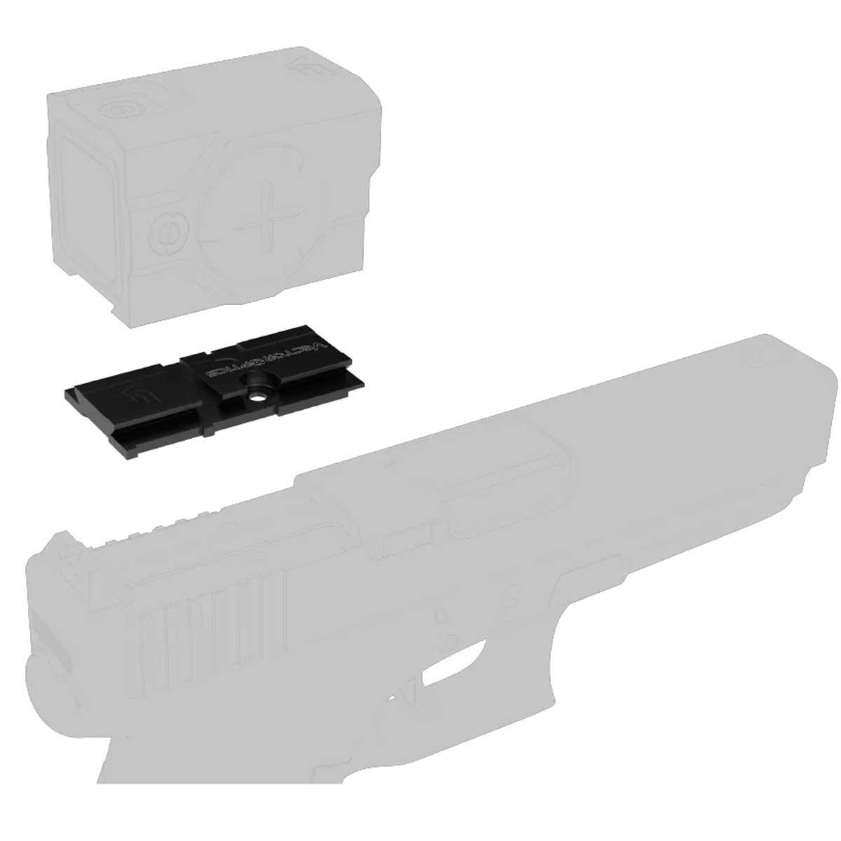Vector Optics Montage compatible Glock MOS Empreinte VOD / Aimpt - RedDotSight