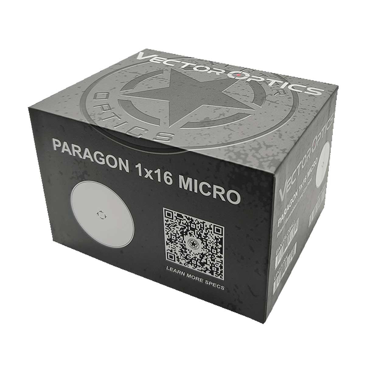 Vector Optics Paragon 1x16 Micro Prism Scope 1MOA - RedDotSight